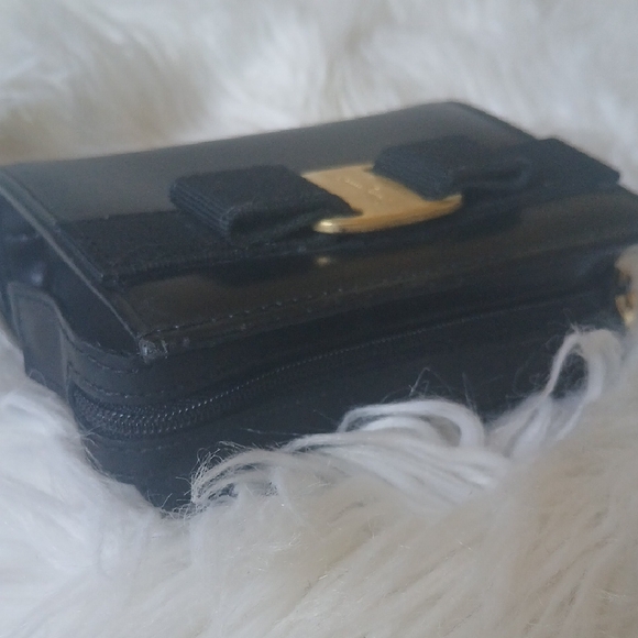 Salvatore Ferragamo Black Leather Key & Card Holder - Picture 8 of 10